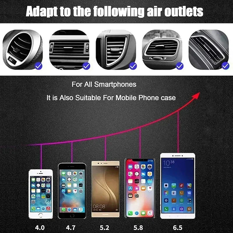 Automatic Clamping Infrared Induction Car Wireless Charger Stand with 30W Fast Charging for iPhone 11, 12, 13 Pro Max, Samsung Galaxy S20, S21 Plus
