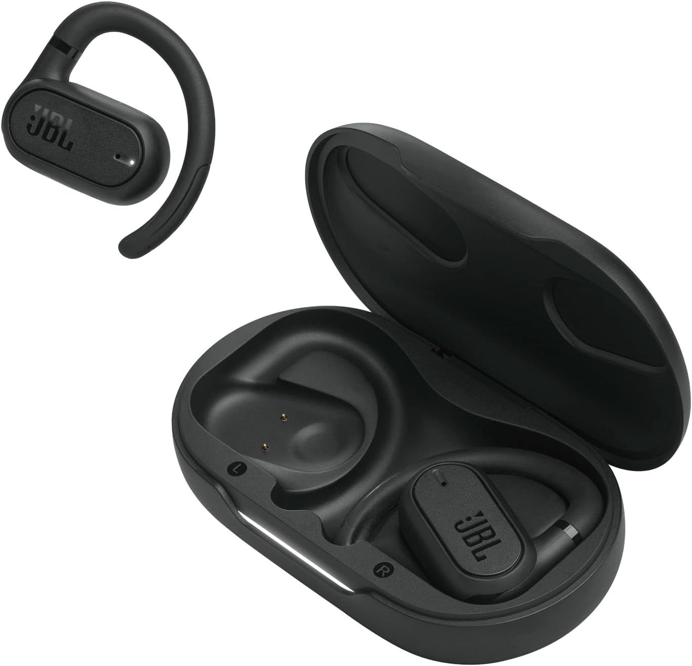 Soundgear Sense, Wireless Bluetooth Open-Ear Headphones, Waterproof with Comfortable Fit, in Black