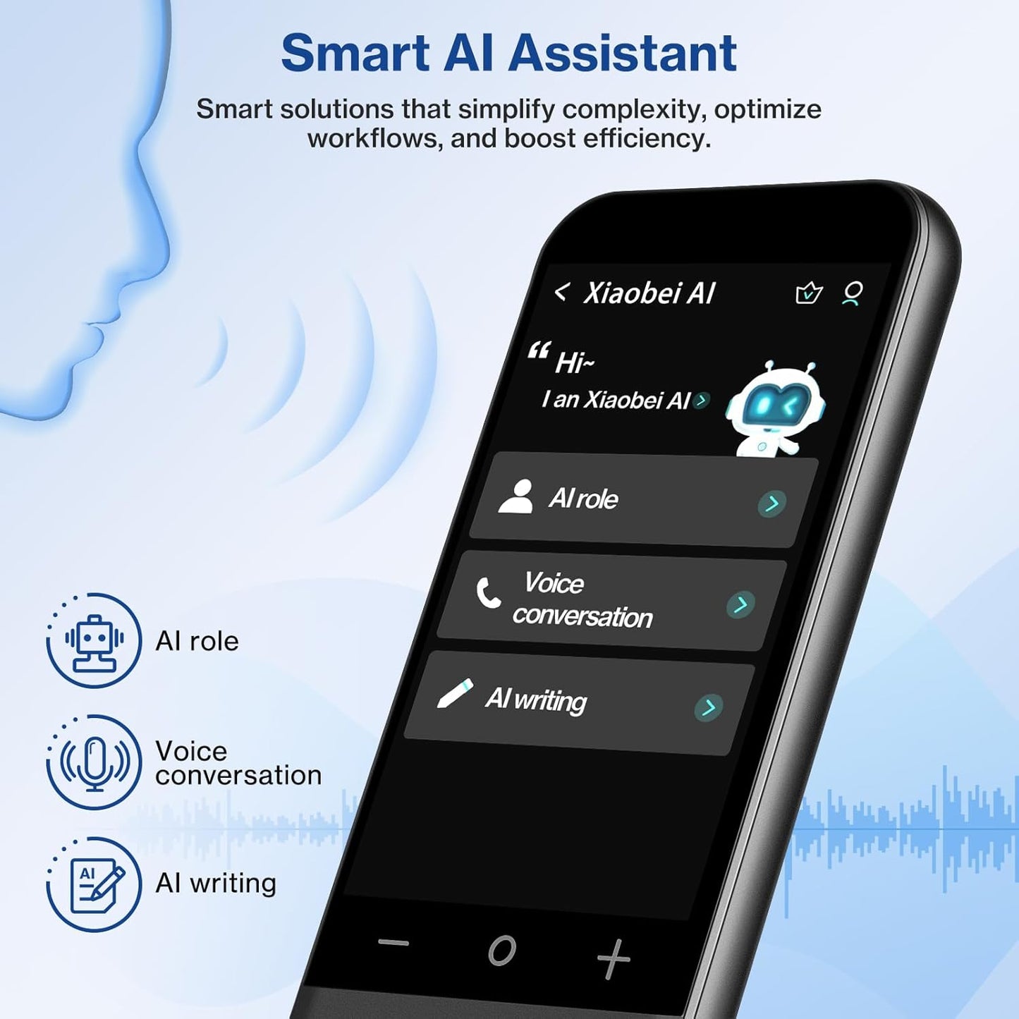 AI Language Translator Device No Wifi Needed, Instant Two Way Vioce Translator, AI Assistant Device for Business Learning Travel